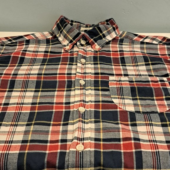 J. Crew Slim Fit Men's M Long Sleeve Button Down 100% Cotton Shirt Style #F1268 - Picture 5 of 13